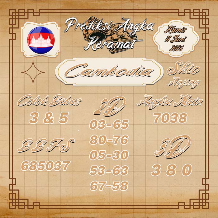 PREDIKSI CAMBODIA ANGKA KERAMAT